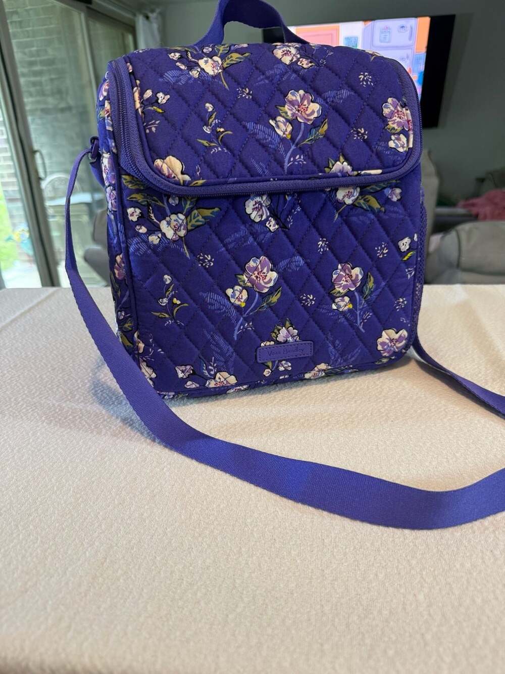 Vera Bradley Quilted Floral Insulated Lunch Cooler Bag
